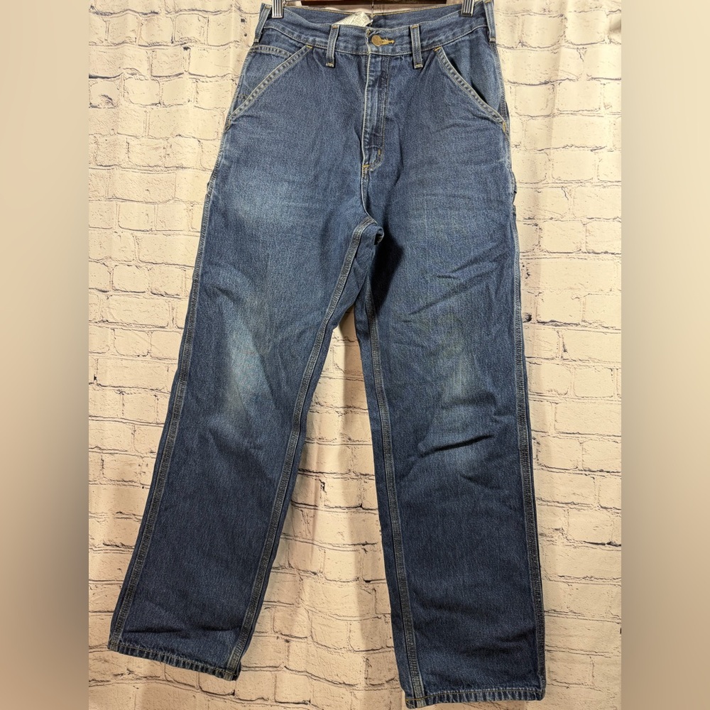 Carhartt Mens 30x32 Dungaree Fit Blue Jeans
